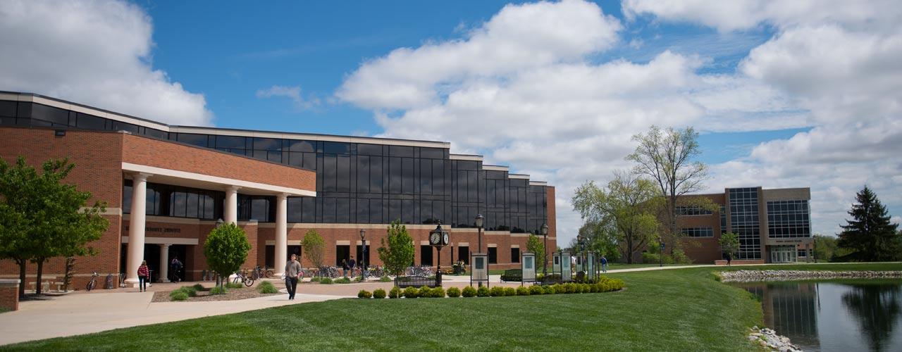 The Stevens Student Center and the Health Sciences Center